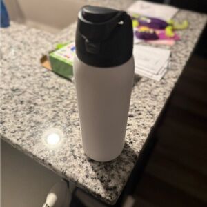 Owala White and Black Water Bottle